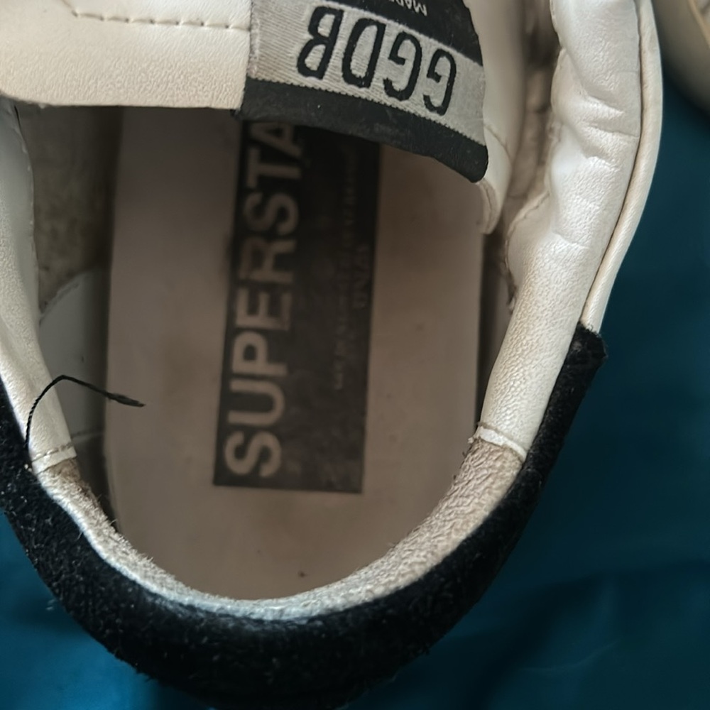 Golden Goose Superstar Sneakers Black Star - Picture 5 of 10